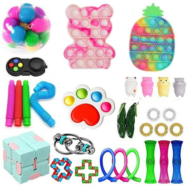 16Pack Fidget Toys Set Sensory Tools Bundle Stress Relief Hand Kids Adults Toys